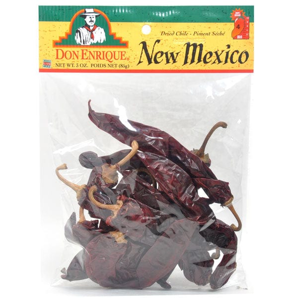 Dried New Mexico Peppers (Chile New Mexico - Don Enrique<sup>®</sup> Brand)