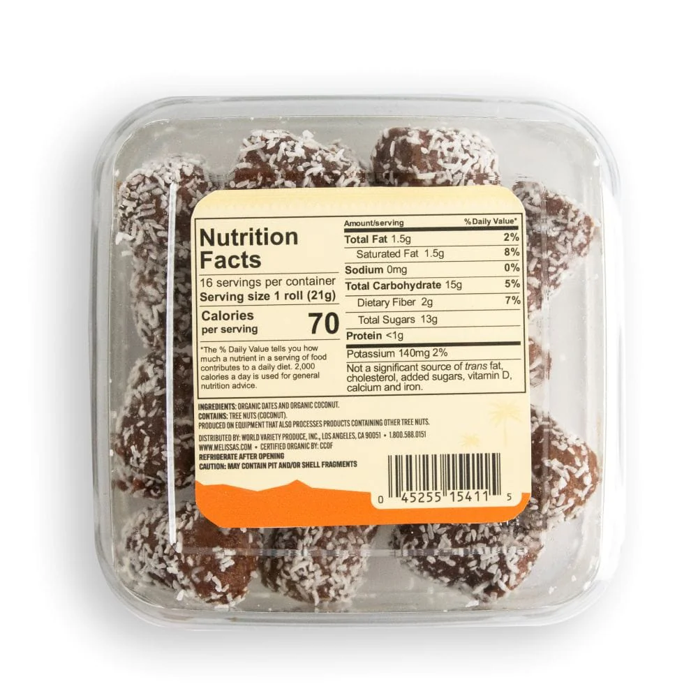 Organic Coconut Roll Dates - Image 2