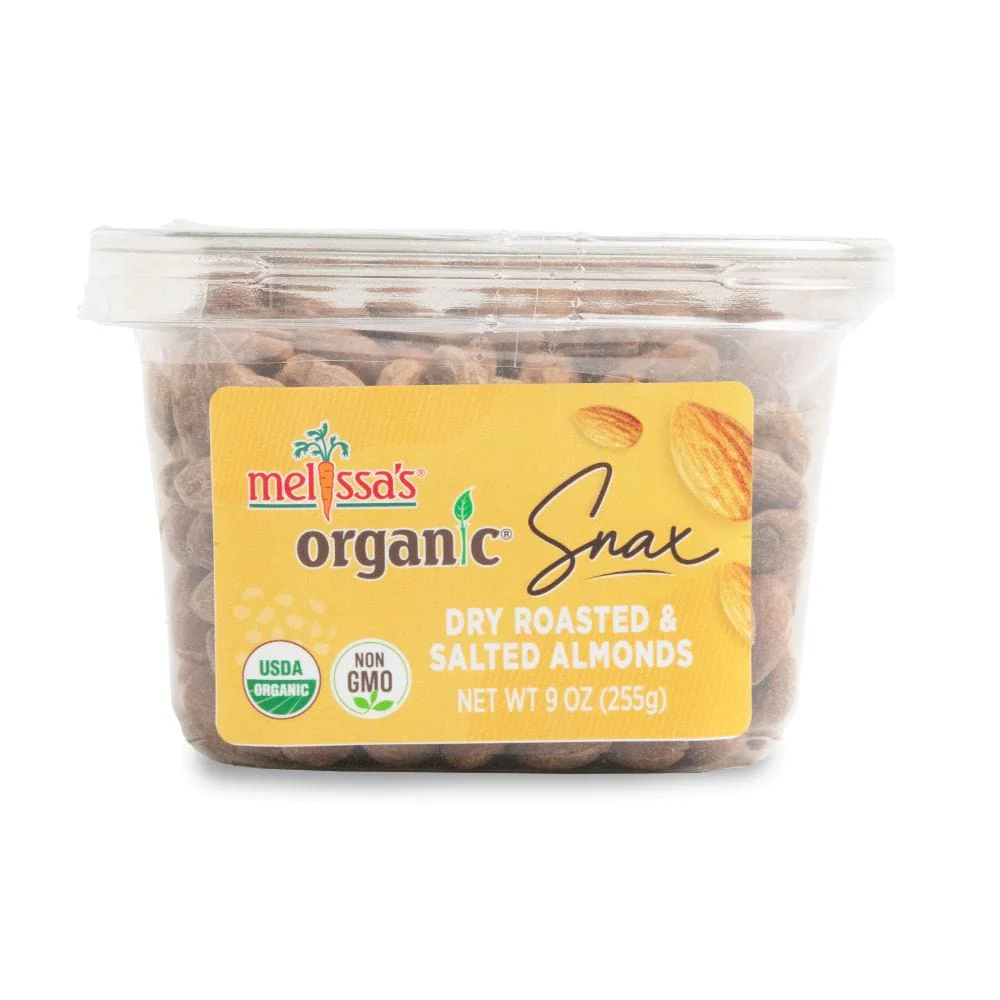 Organic Snax™ Dry Roasted & Salted Almonds
