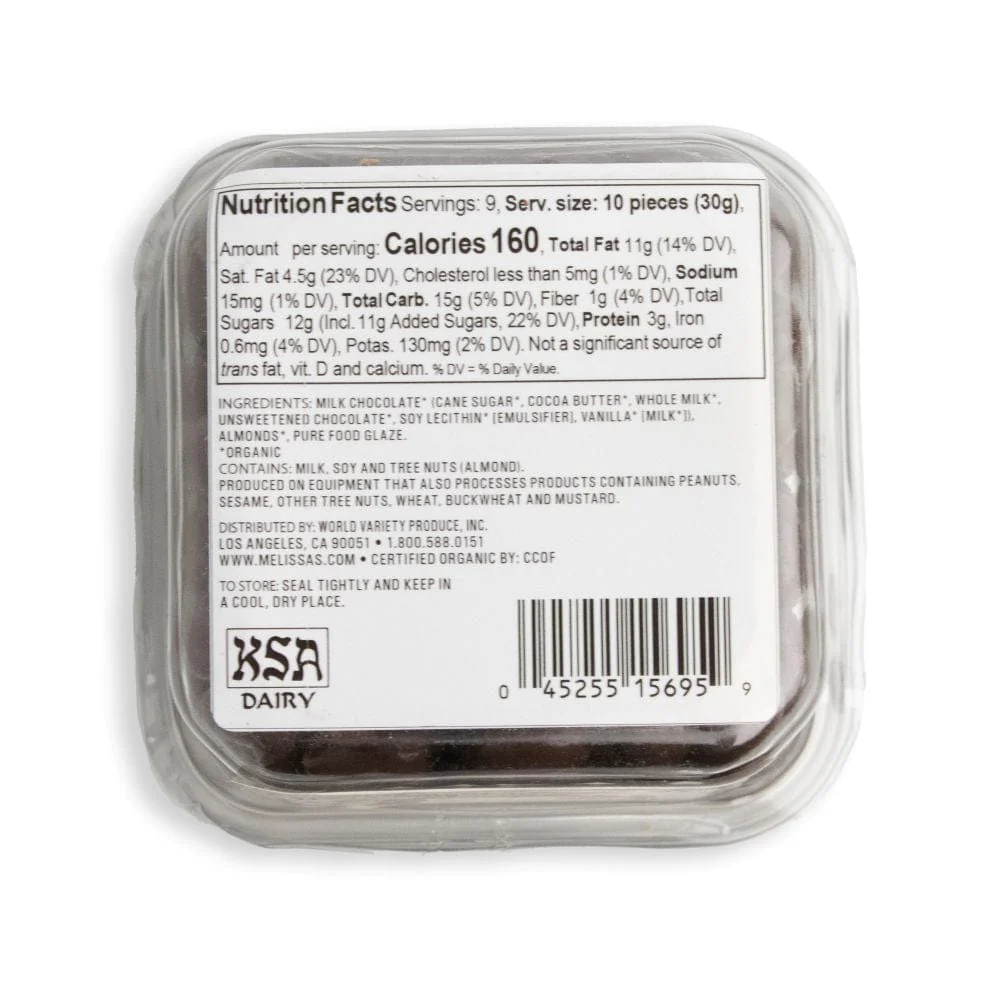 Organic Snax™ Milk Chocolate Covered Almonds - Image 3