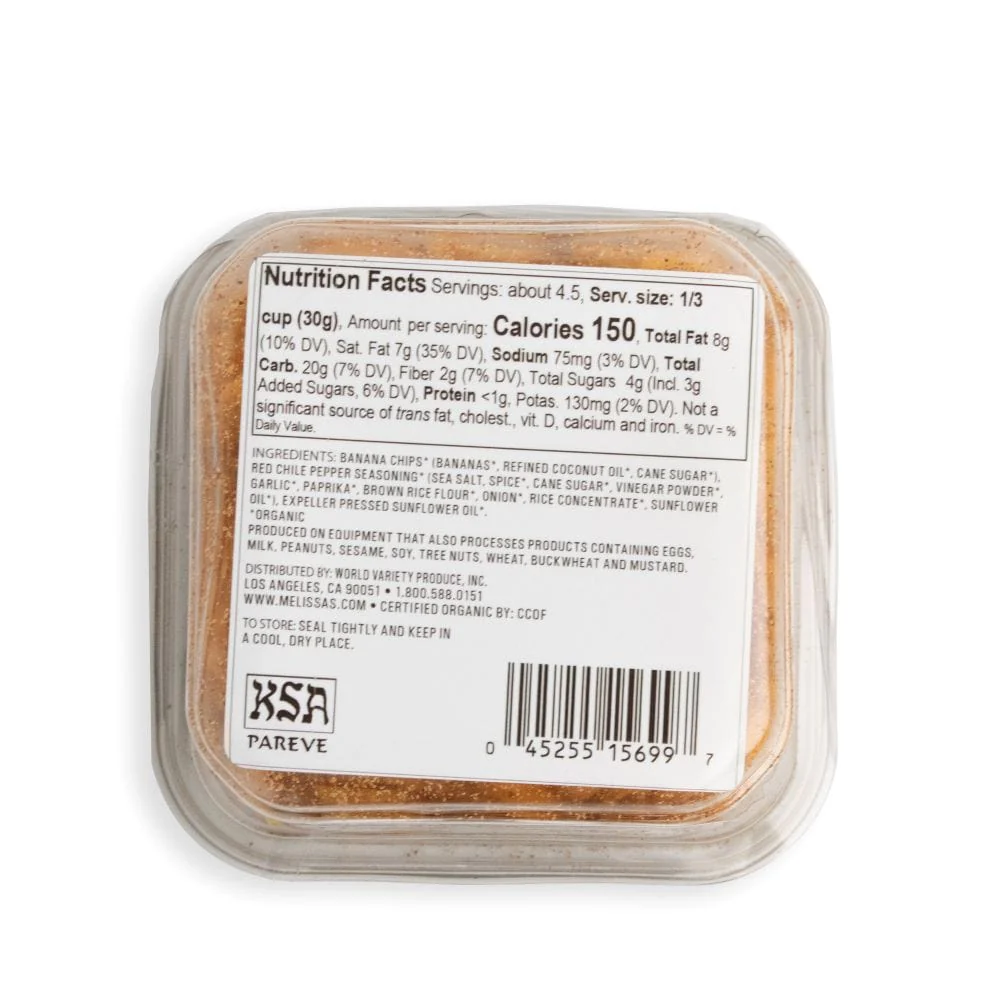 Organic Snax™ Red Chile Pepper Banana Chips - Image 3