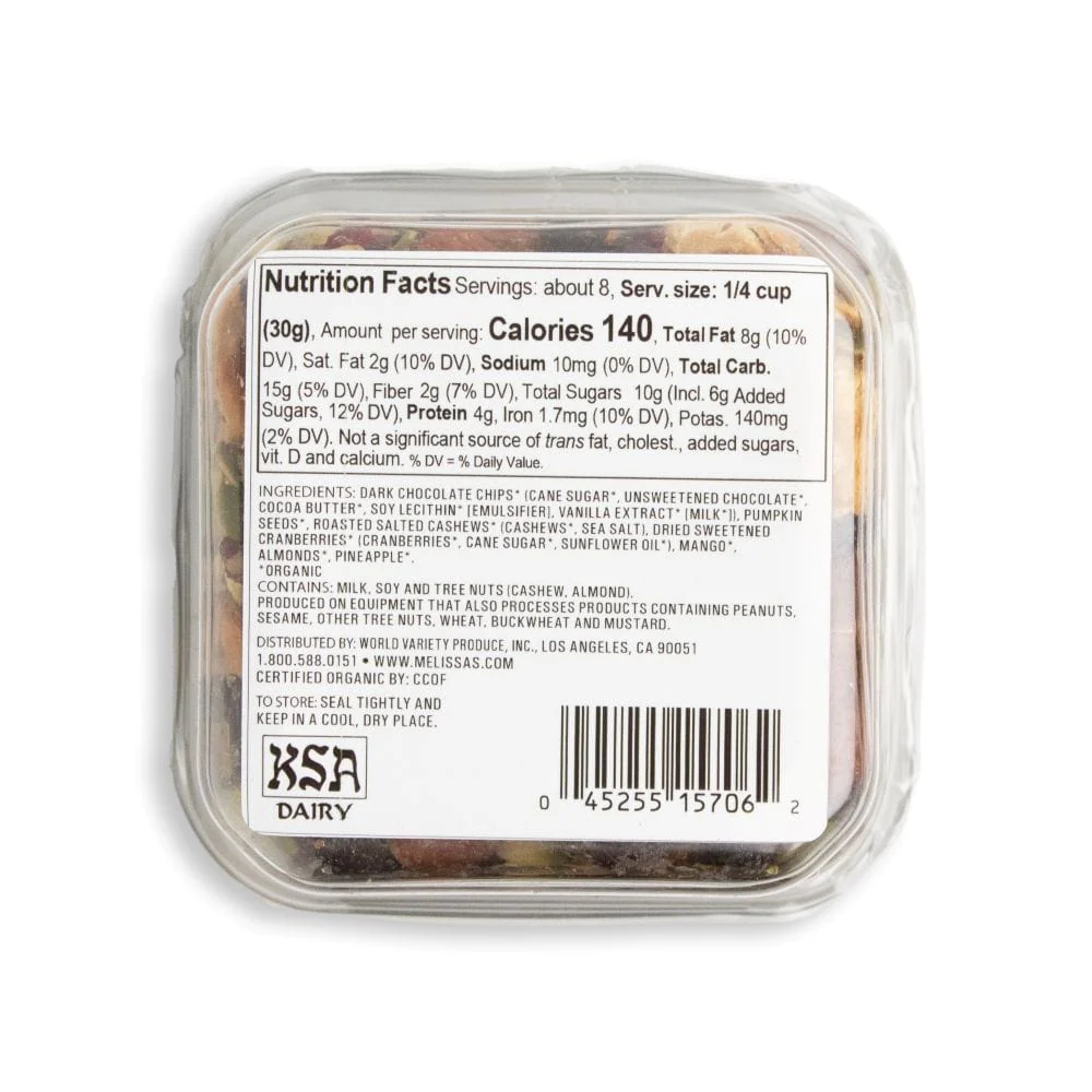 Organic Snax™ Tropical Chocolate Trail Mix Blend - Image 3