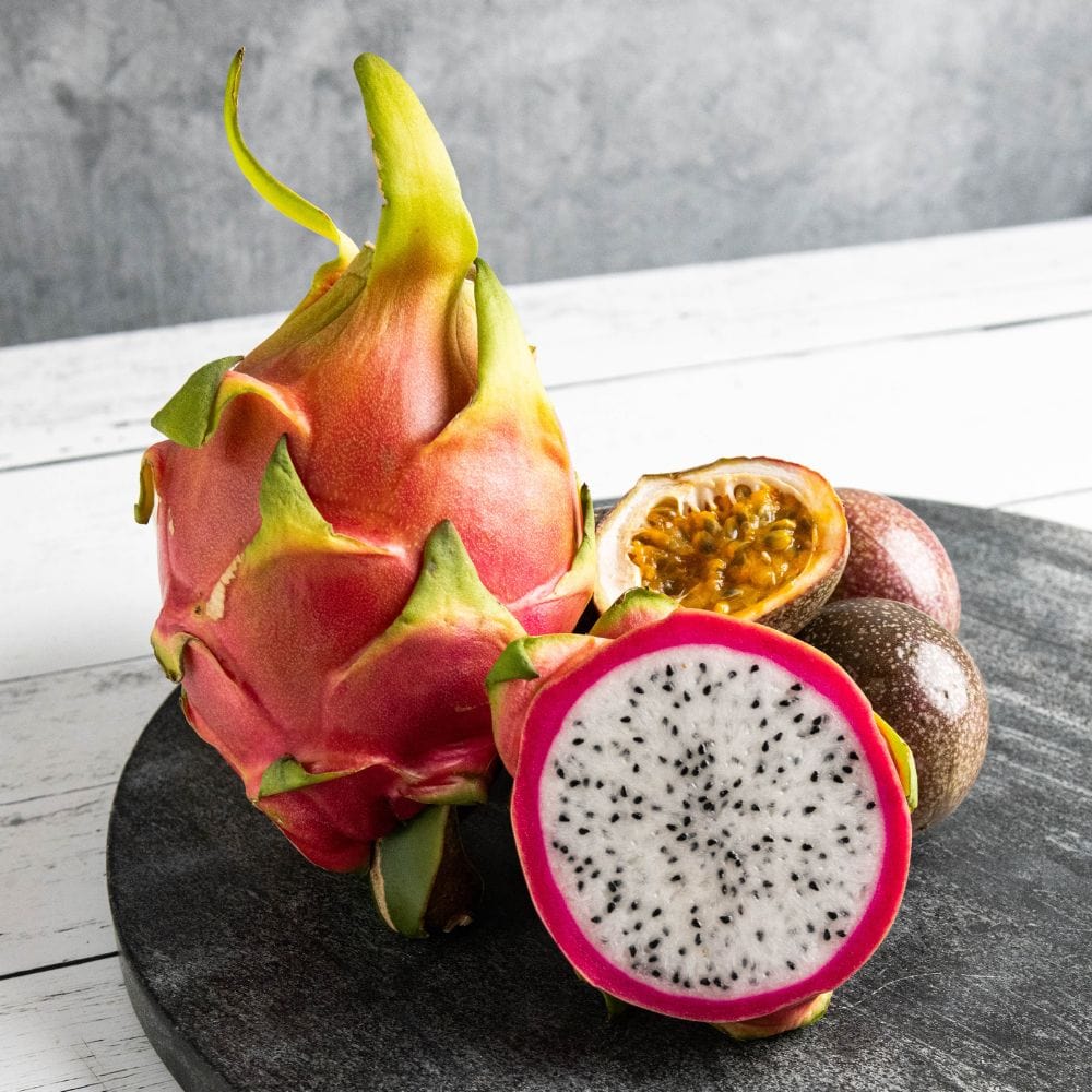 Deluxe Exotic and Tropical Fruit Basket - Image 3