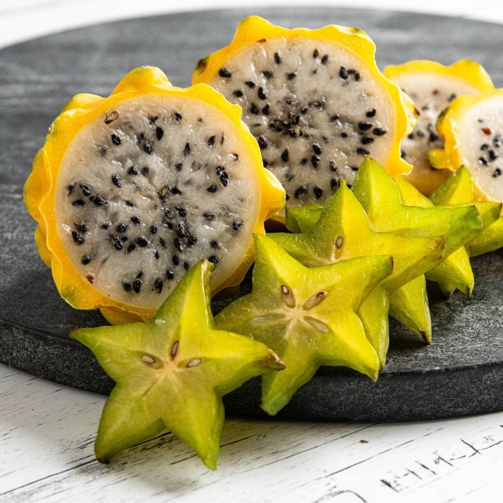 Deluxe Exotic and Tropical Fruit Basket - Image 4
